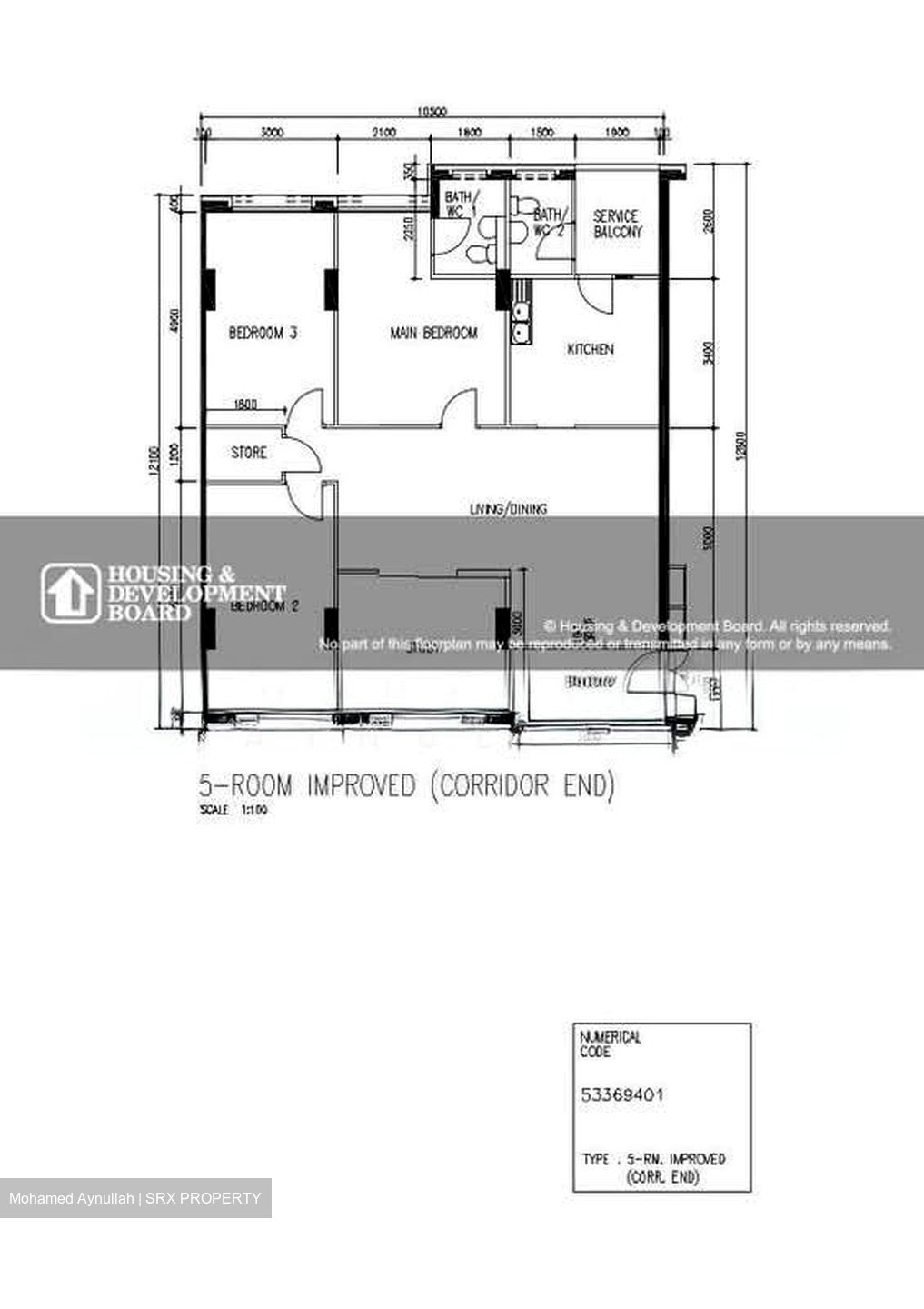 Blk 842H Tampines Street 82 (Tampines), HDB 5 Rooms #535435641